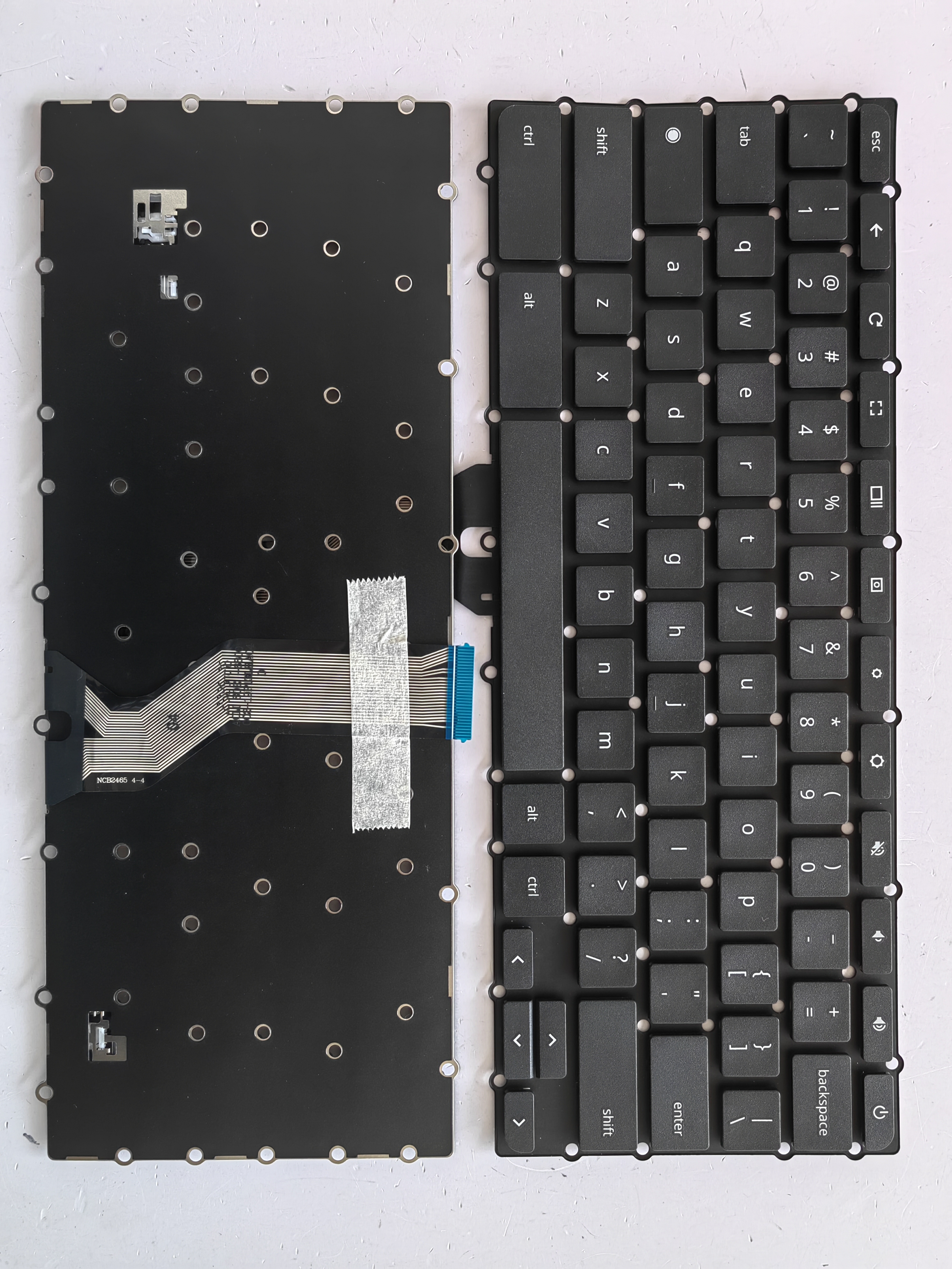 Picture of New Replacement Laptop Keyboard For ACER C738T/CB3-431/CB3-531/CB5-571 Google version with switch BLACK US Layout